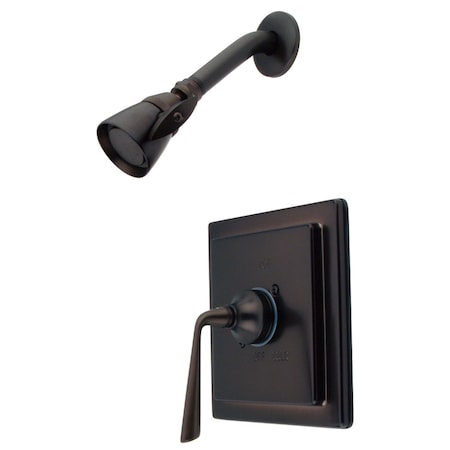 Kingston Brass Shower Faucet, 2, Wall Mount, Oil Rubbed Bronze KB8655ZLSO